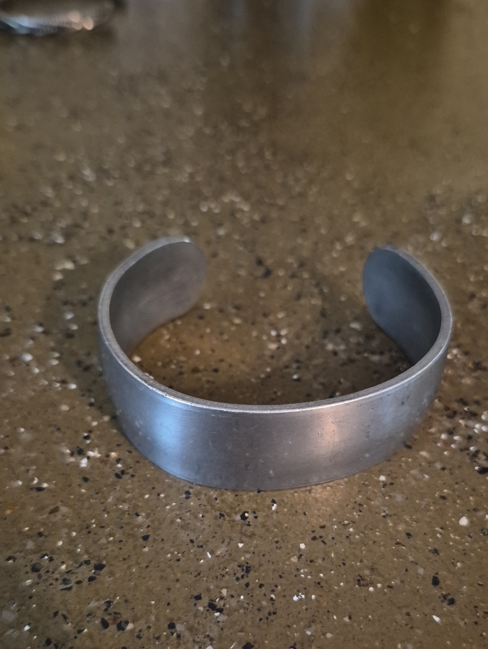 Classic Men's Pewter Metal Cuff Bracelet